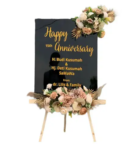 Papan Bunga Akrilik Sidokare